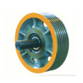 elevator deflector sheave pulley for couterweight